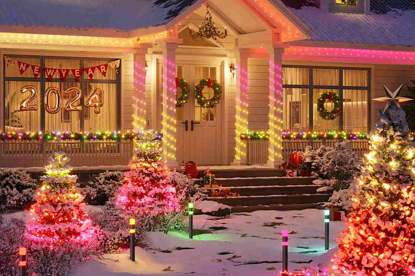 Outdoor Christmas lights (Copy)